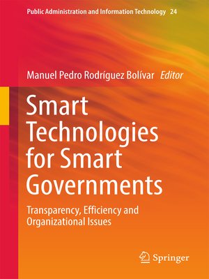 cover image of Smart Technologies for Smart Governments